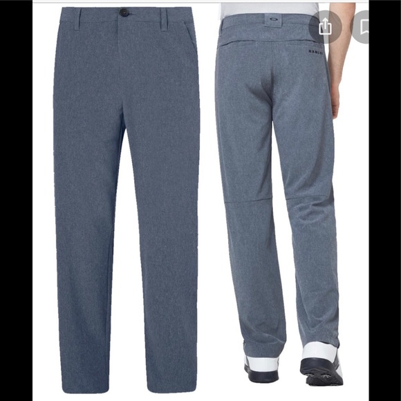 NWT OAKLEY TAKE PRO PANTS38/32HEATHERED BLUE